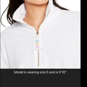 Stoney Clover x Target M White Terry Zip NWOT